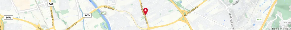 Kartendarstellung des Standorts für Calma Apotheke in 8041 Graz-Liebenau
